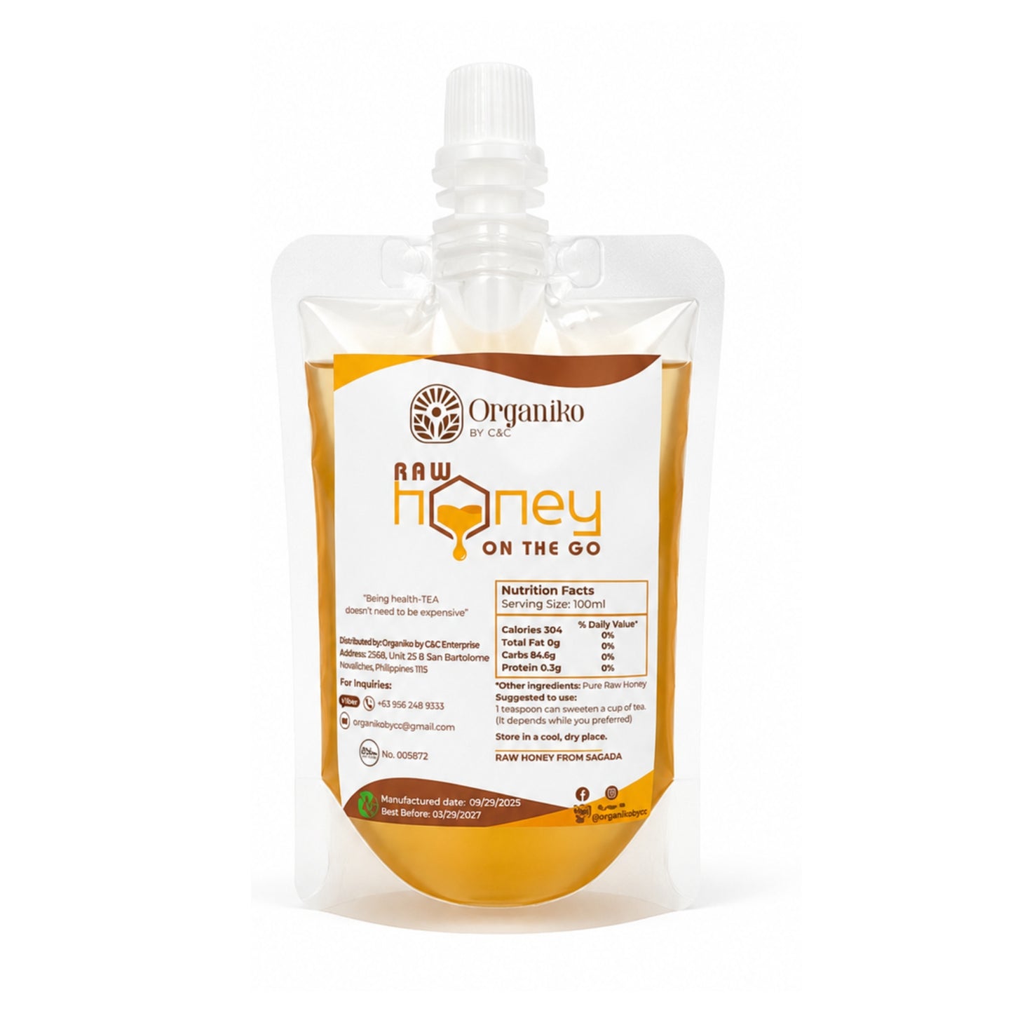 Raw Honey On-The-Go 100ml