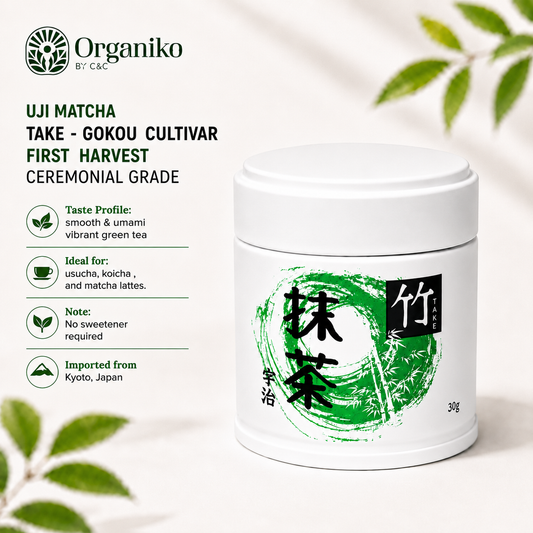 Take Uji Matcha Green Tea 30 grams Gokou Cultivar First Harvest