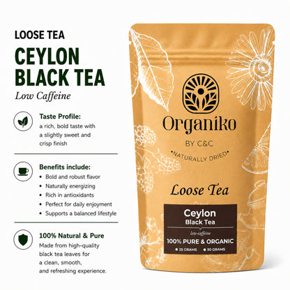Ceylon Black Tea 50 grams Loose Tea