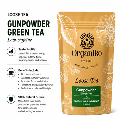 Gunpowder Green Tea 50 grams Loose Tea
