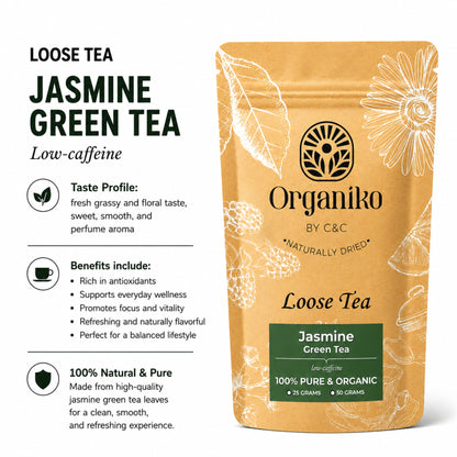 Jasmine Green Tea 50 grams Loose Tea