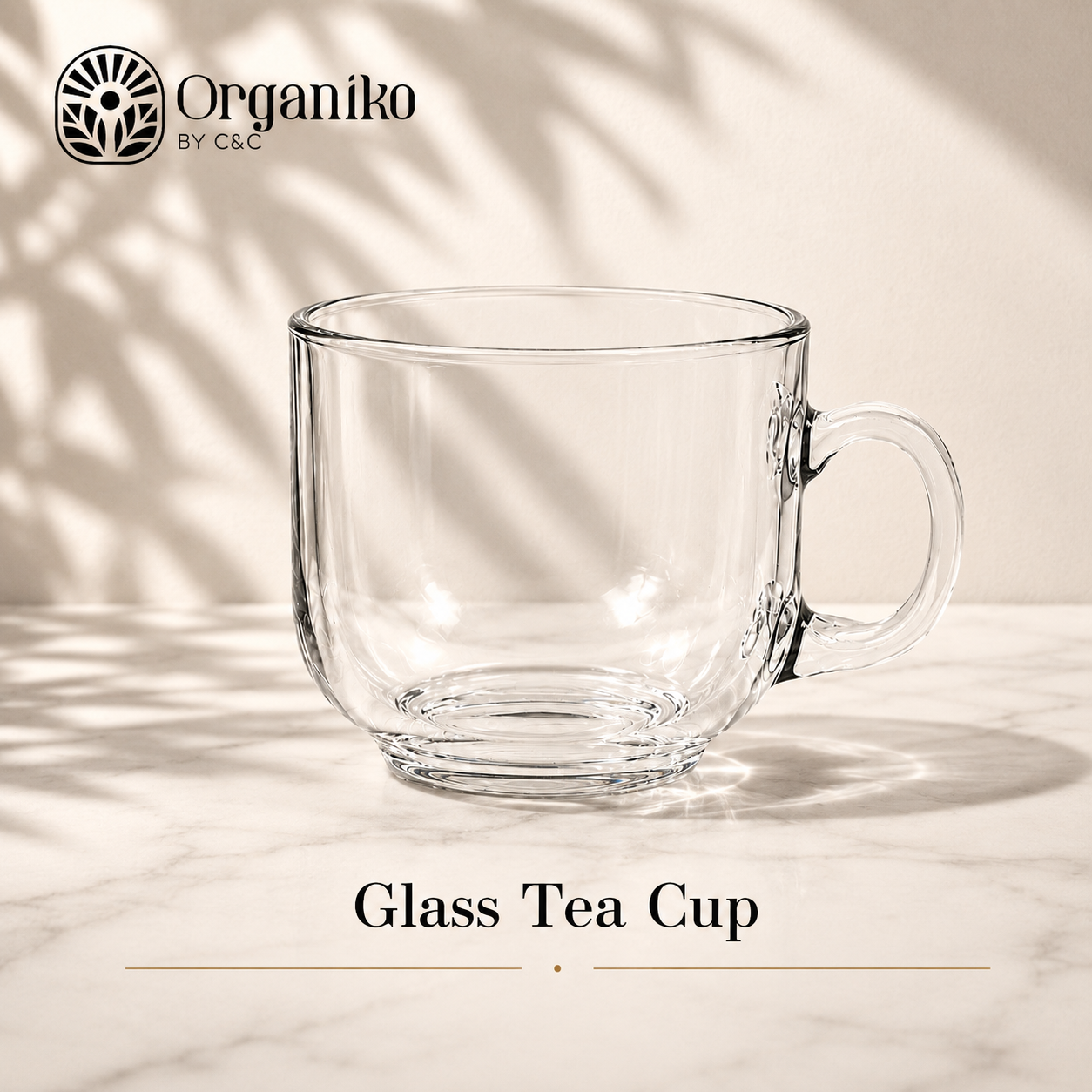 Cup and Saucer Glassware Set 180ml