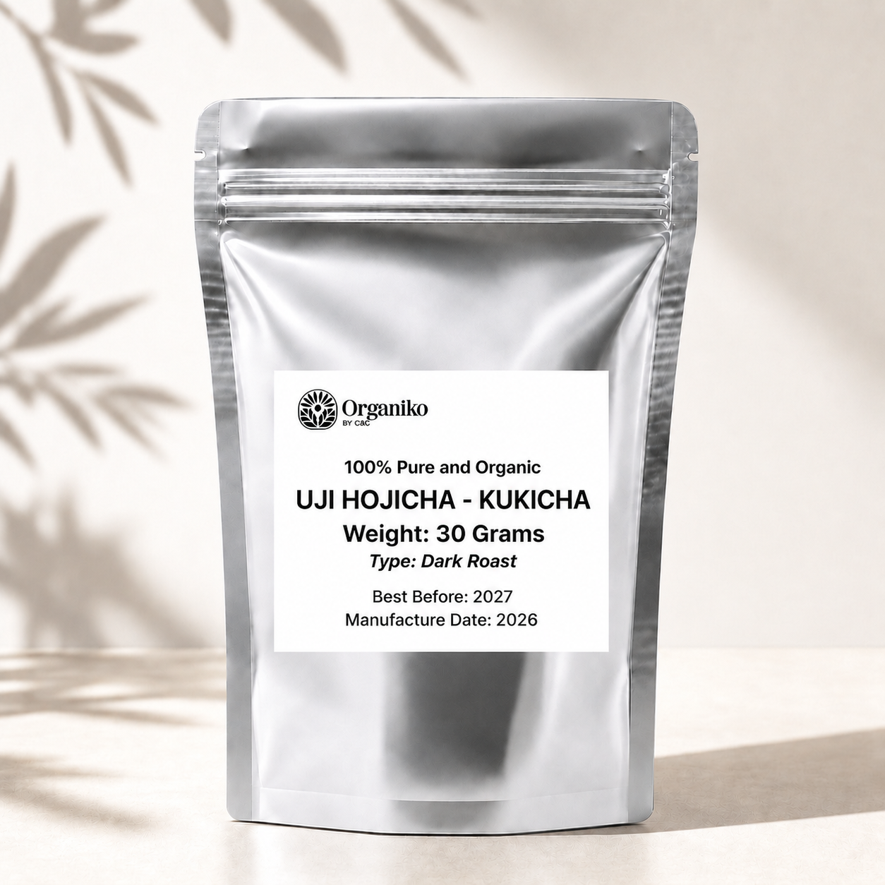 Kukicha Hojicha Roasted Green Tea 30 grams Dark Roast