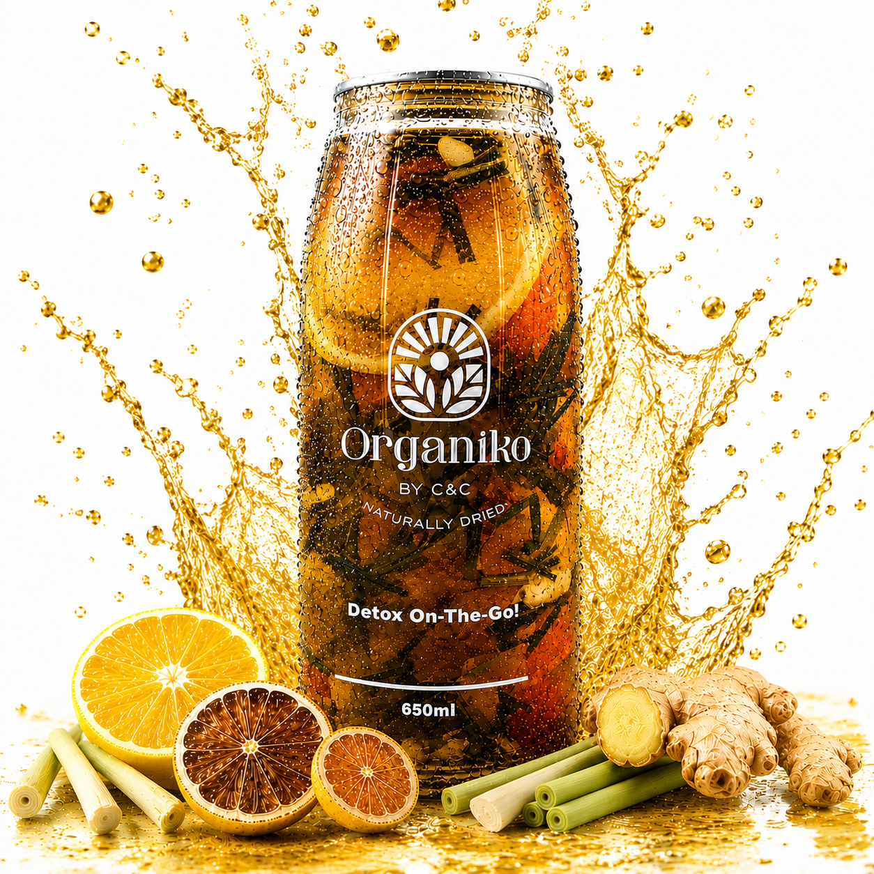 Ginger Lemon Detox in Can Cold Brew 650ml
