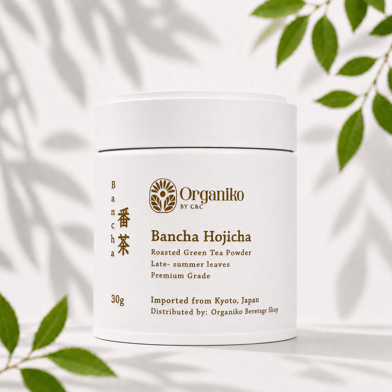 Bancha Hojicha Roasted Green Tea 30 grams Light Roast