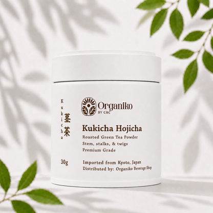 Kukicha Hojicha Roasted Green Tea 30 grams Dark Roast