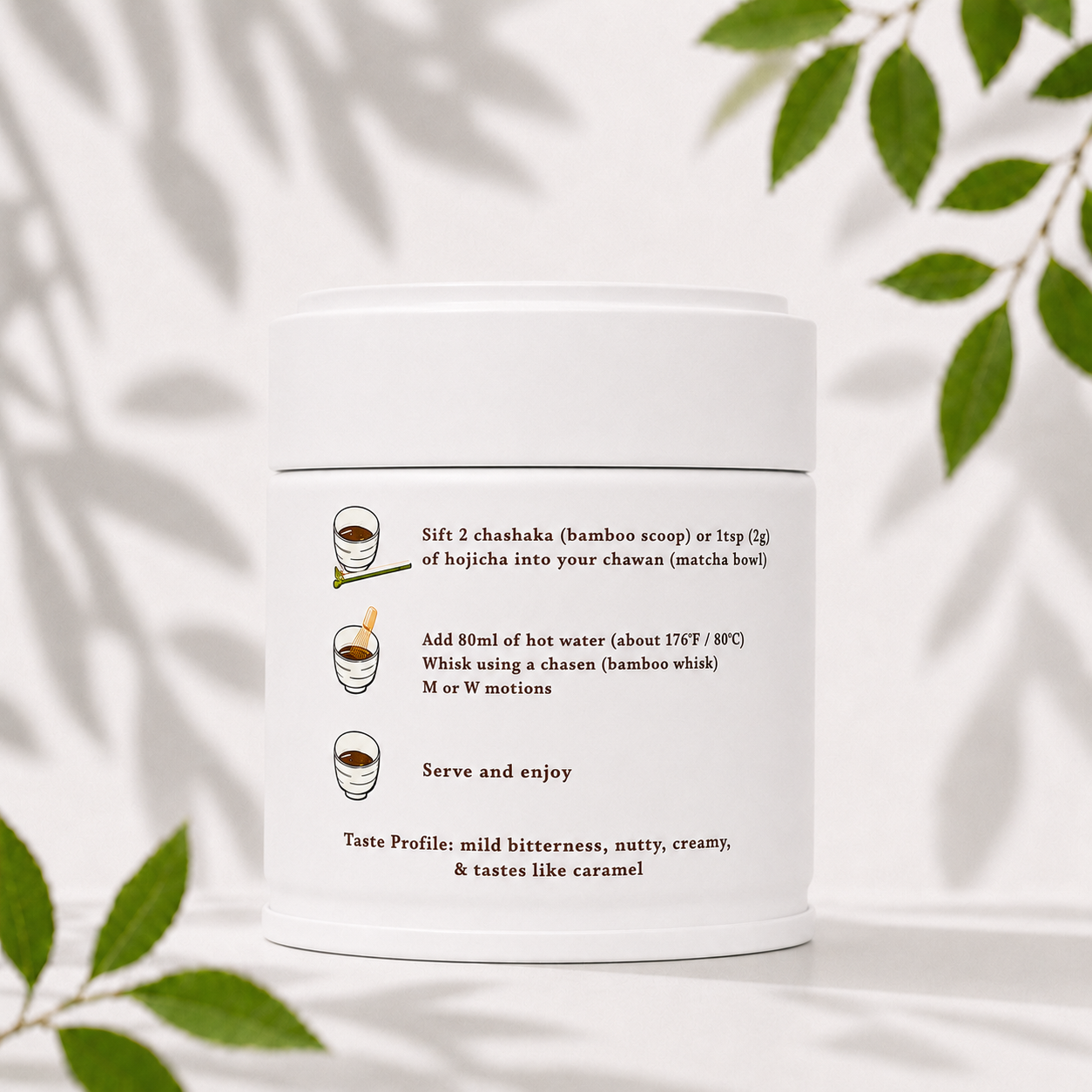 Kukicha Hojicha Roasted Green Tea 30 grams Dark Roast