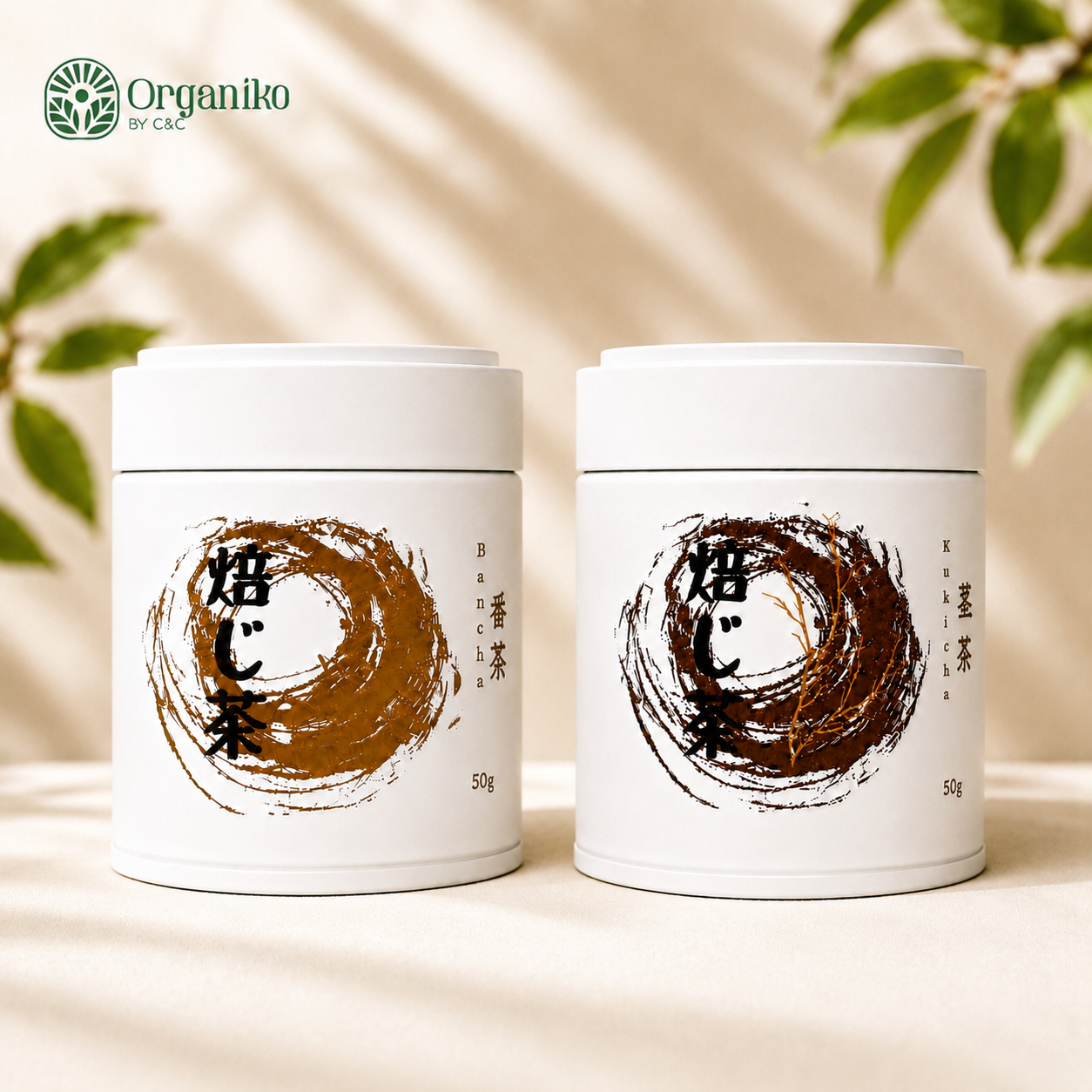 Uji Matcha Green Tea Powder & Hojicha Roasted Green Tea Powder 50 grams