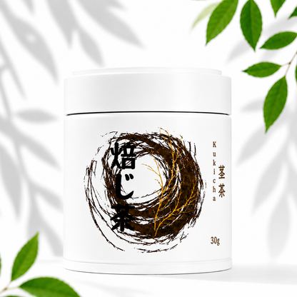 Kukicha Hojicha Roasted Green Tea 30 grams Dark Roast
