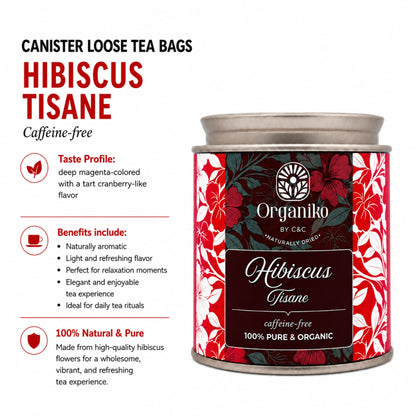 Organic Loose 15 Tea Bags on-the-go Net. Weight Per Piece 2grams
