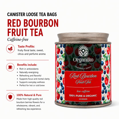 Organic Loose 15 Tea Bags on-the-go Net. Weight Per Piece 2grams