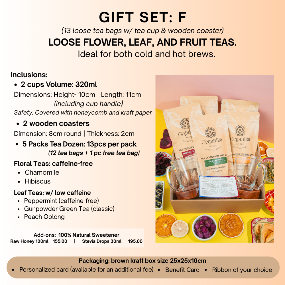 Gift Set F, G, H Big Boxes Tea Set Special for Every Occasion
