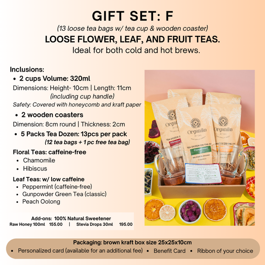 Gift Set F, G, H Big Boxes Tea Set Special for Every Occasion