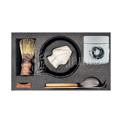 Organiko Matcha Set Accessories with Uji Matcha Green Tea & Hojicha Green Tea Includes Tea Strainer in Premium Box