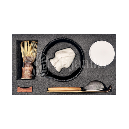 Organiko Matcha Set Accessories with Uji Matcha Green Tea & Hojicha Green Tea Includes Tea Strainer in Premium Box