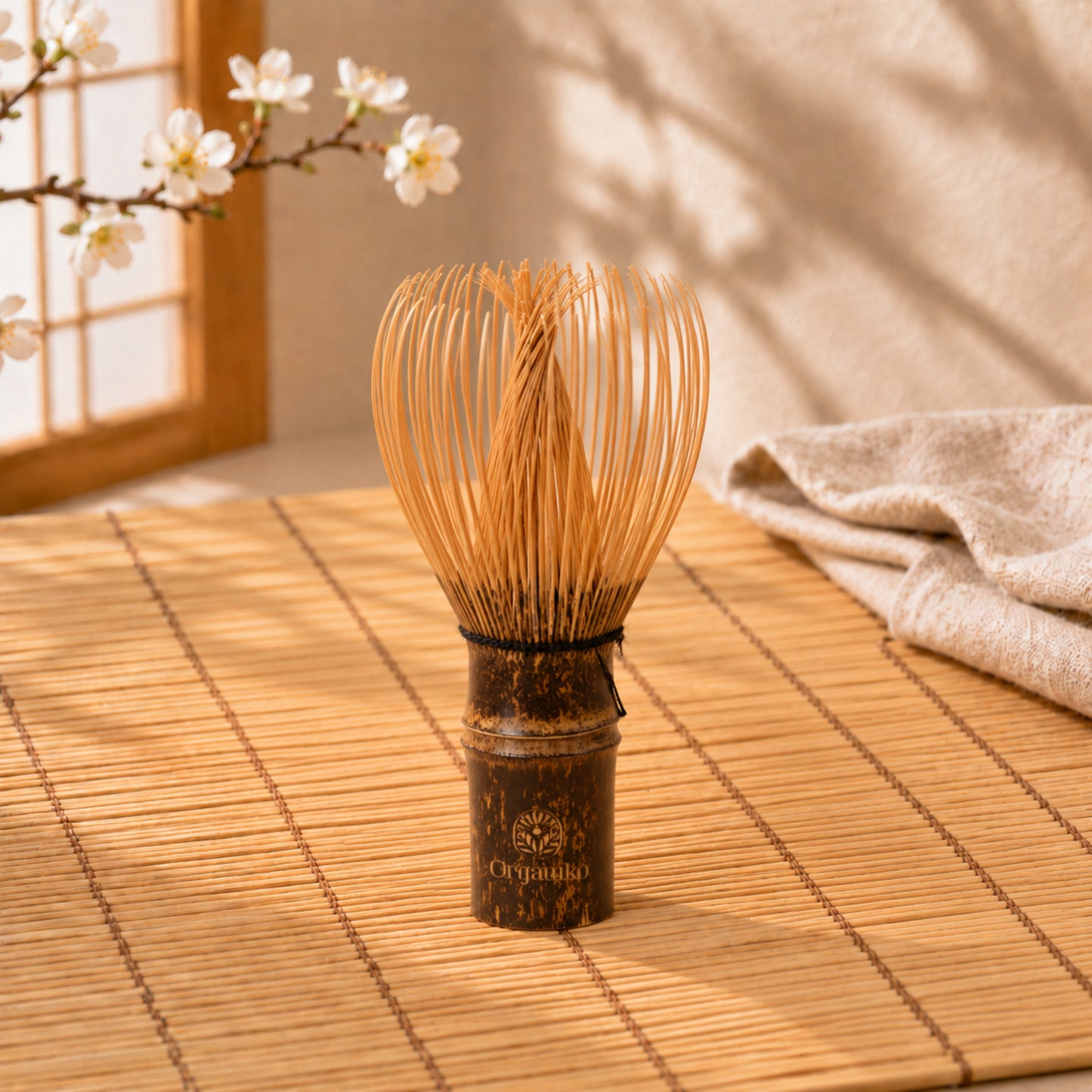 Kurochiku Shin Chasen Matcha Purple Bamboo Whisk