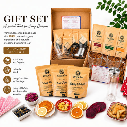 Gift Set F, G, H Big Boxes Tea Set Special for Every Occasion