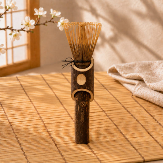 Shichiku Long Chasen Matcha Purple Bamboo Whisk