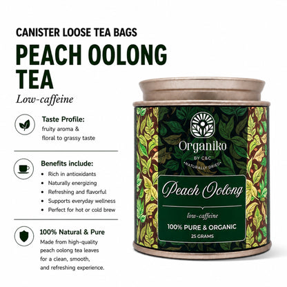 Organic Loose 15 Tea Bags on-the-go Net. Weight Per Piece 2grams