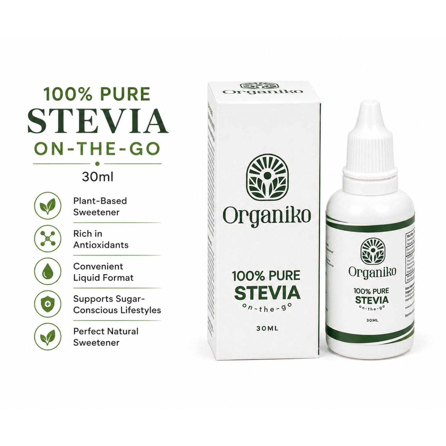 Stevia Drops Sweetener On-The-Go 30ml
